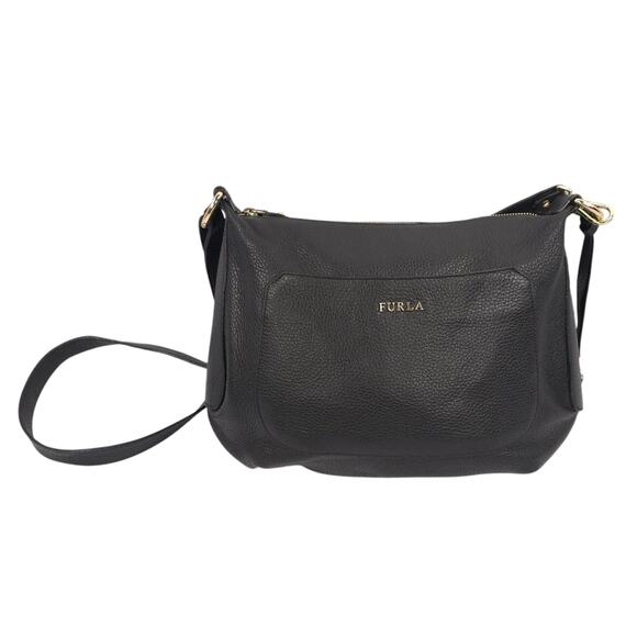 Furla Pebbled Leather Large Crossbody Bag - Picture 1 of 16